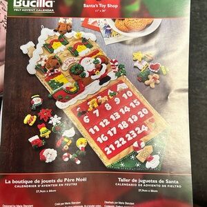 Bucilla Santa's Toy Shop Advent Calendar